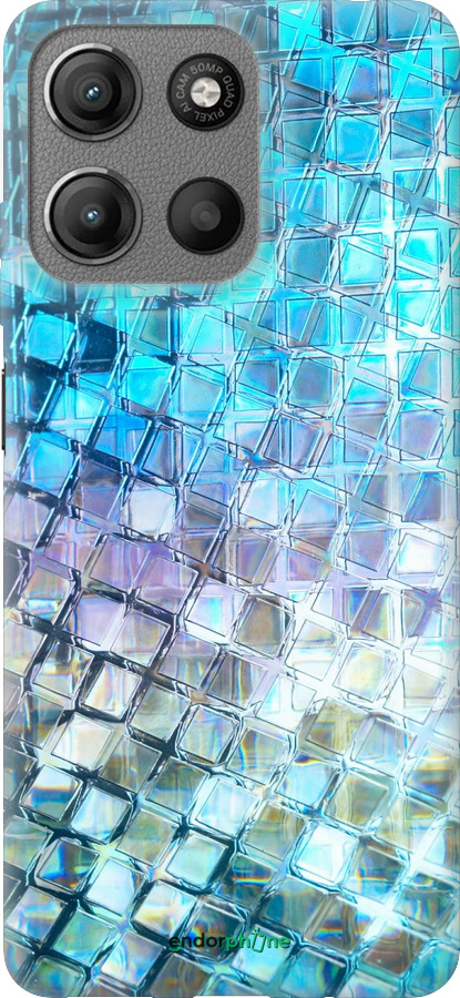 Силиконовый чехол Переливающаяся чешуя для Motorola Moto G15 - 227u-3948 изображение 