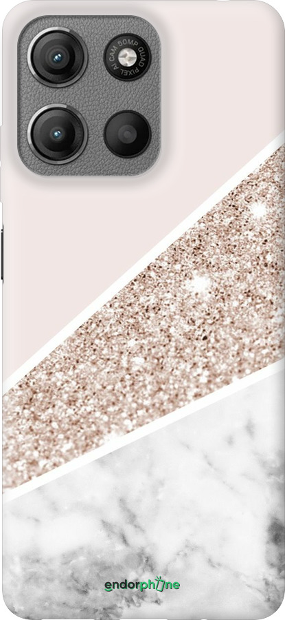 Силіконовий чехол Пастельний мармур для Motorola Moto G15 - 4342u-3948 изображение 