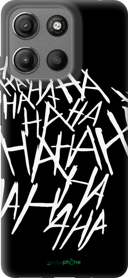 Силиконовый чехол joker hahaha для Motorola Moto G15 - 4509u-3948 изображение 