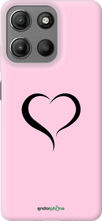 Силиконовый чехол Сердце 1 для Motorola Moto G15 - 4730u-3948 изображение 