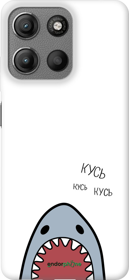 Силиконовый чехол Акула для Motorola Moto G15 - 4870u-3948 изображение 