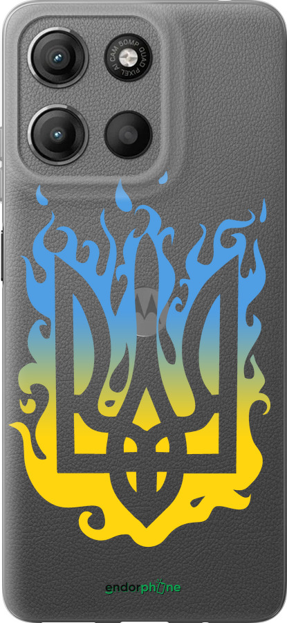 Силіконовий чехол Герб v1 для Motorola Moto G15 - 5258u-3948 изображение 