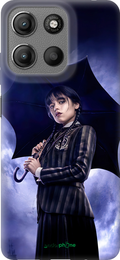 Силиконовый чехол Wednesday v2 для Motorola Moto G15 - 5516u-3948 изображение 