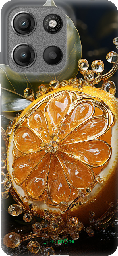 Силиконовый чехол Лимон для Motorola Moto G15 - 5647u-3948 изображение 