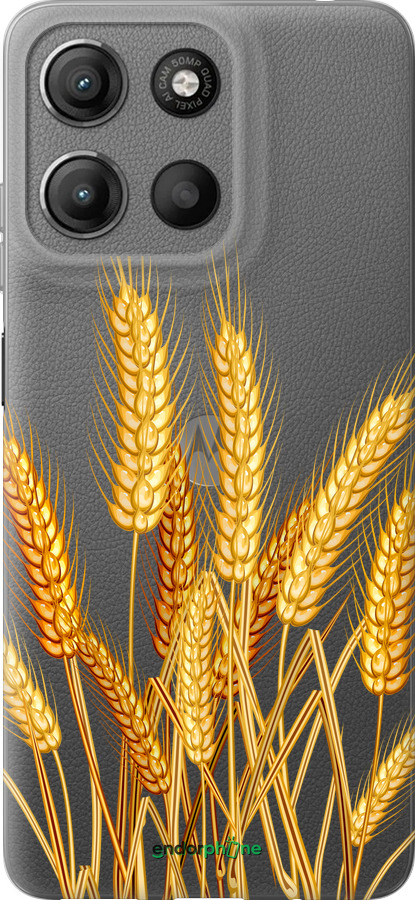 Силиконовый чехол Колоски пшеници для Motorola Moto G15 - 5866u-3948 изображение 