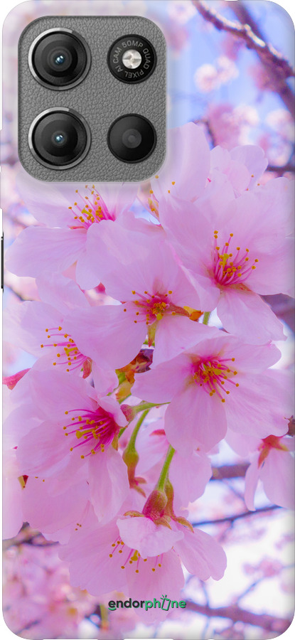 Силиконовый чехол Сакура для Motorola Moto G15 - 6029u-3948 изображение 