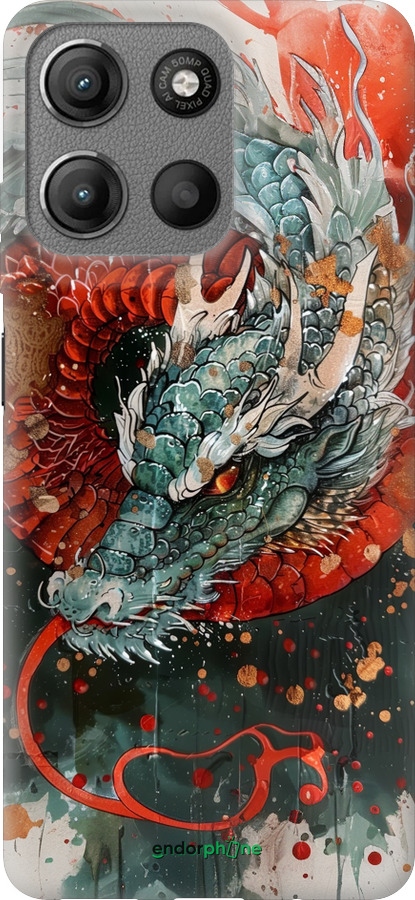 Силіконовий чехол Стихія вогню для Motorola Moto G15 - 6101u-3948 изображение 