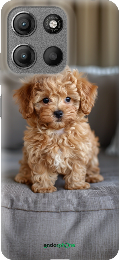 Силиконовый чехол Mini-maltipoo для Motorola Moto G15 - 6158u-3948 изображение 