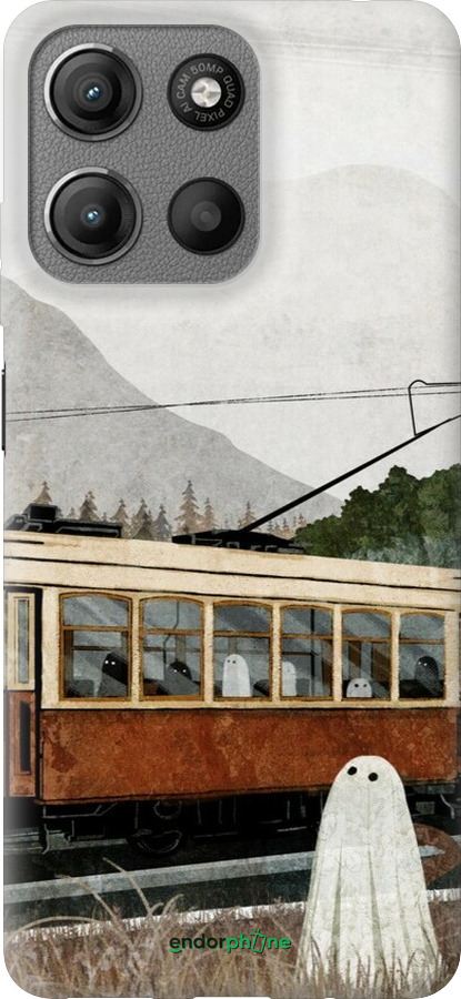 Силиконовый чехол Призрак 2 для Motorola Moto G15 - 6247u-3948 изображение 