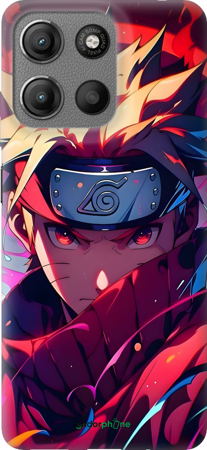 Силиконовый чехол Наруто для Motorola Moto G15 - 6274u-3948 изображение 