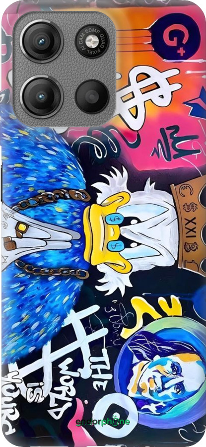 Силиконовый чехол Скрудж 2 для Motorola Moto G15 - 6285u-3948 изображение 