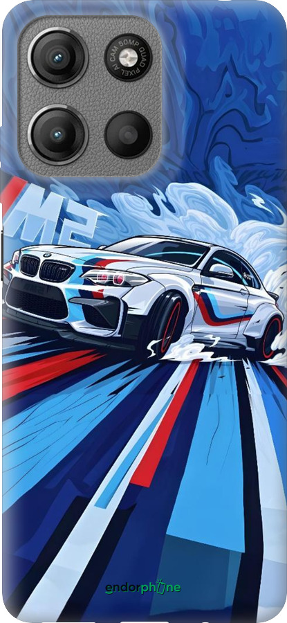 Силиконовый чехол БМВ для Motorola Moto G15 - 6292u-3948 изображение 