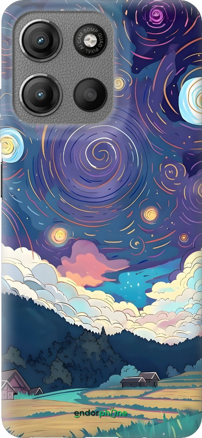 Силиконовый чехол Креативный арт для Motorola Moto G15 - 6322u-3948 изображение 