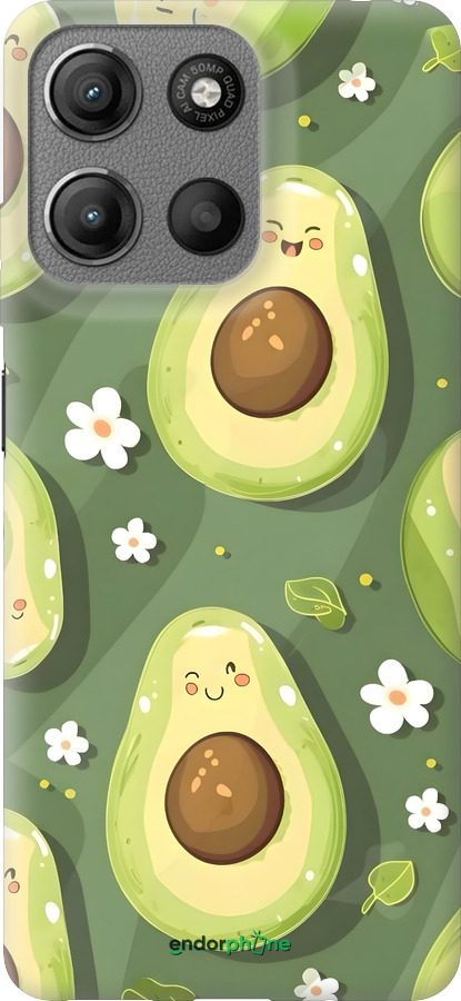 Силиконовый чехол Авокадо для Motorola Moto G15 - 6380u-3948 изображение 