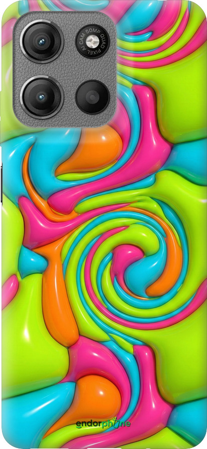 Силиконовый чехол Y2K Jelly Dream для Motorola Moto G15 - 6780u-3948 изображение 