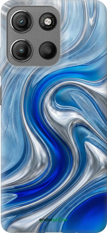 Силиконовый чехол Liquid Chrome для Motorola Moto G15 - 6781u-3948 изображение 