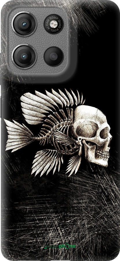 Силиконовый чехол Рыбо-человек для Motorola Moto G15 - 683u-3948 изображение 