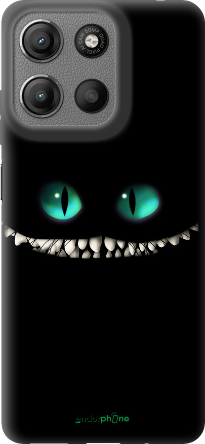 Силиконовый чехол Чеширский кот для Motorola Moto G15 - 689u-3948 изображение 
