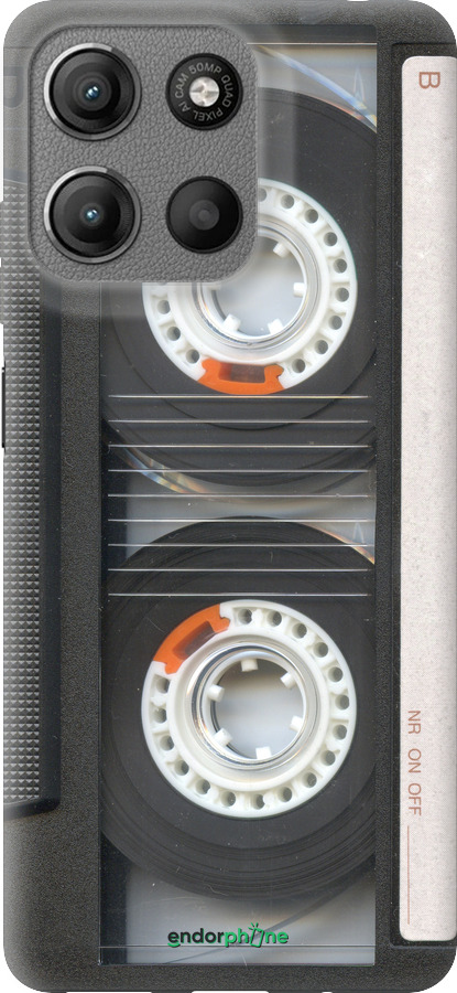 Силиконовый чехол Кассета для Motorola Moto G15 - 876u-3948 изображение 