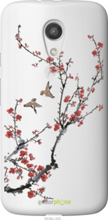 Силіконовий чехол Сакура v2 для Motorola Moto G2 - 5538u-330 изображение 