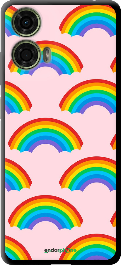 TPU чехол Rainbows для Motorola Moto G24 - 4478b-3659 изображение 