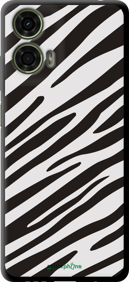 TPU чехол Класична зебра для Motorola Moto G24 - 4874b-3659 изображение 