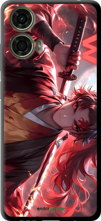 TPU чехол Аниме воин для Motorola Moto G24 - 6281b-3659 изображение 