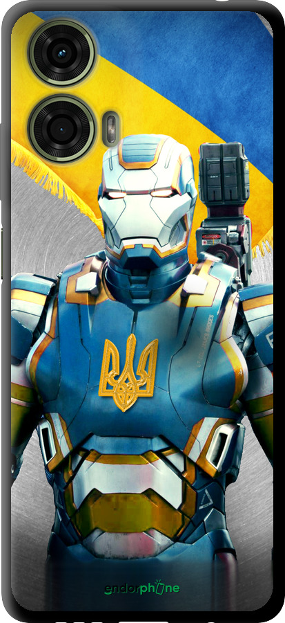 TPU чехол Украинский киборг для Motorola Moto G24 - 980b-3659 изображение 