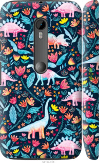 3D пластиковый матовый чехол № 5415 для Motorola Moto G3 - 5415m-318 изображение 
