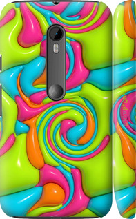 3D пластиковый матовый чехол 'Y2K Jelly Dream' для Motorola Moto G3 изображение 3