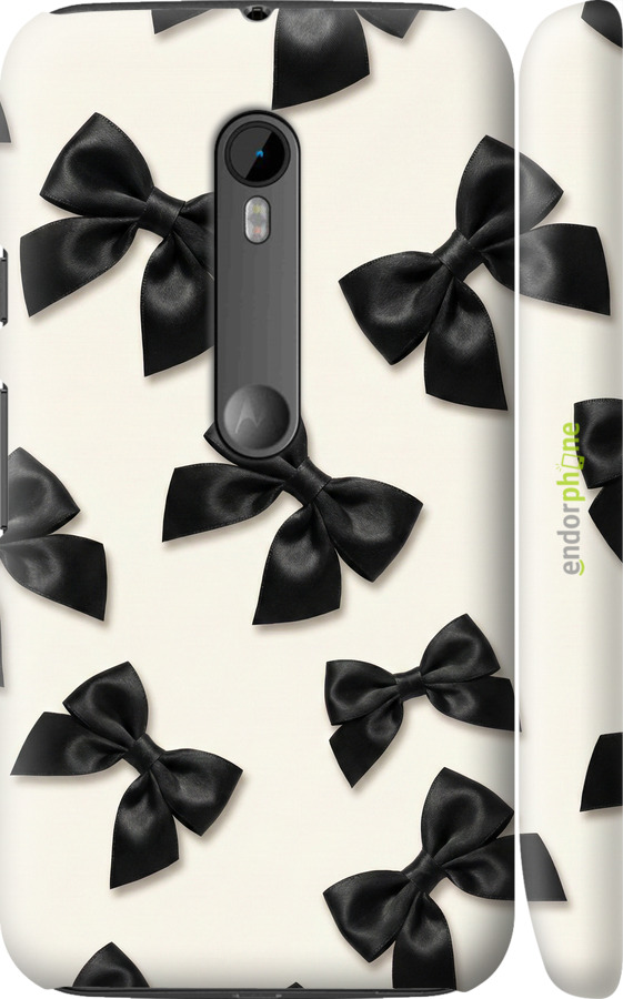 3D пластиковый матовый чехол Dark Coquette для Motorola Moto G3 - 6765m-318 изображение 