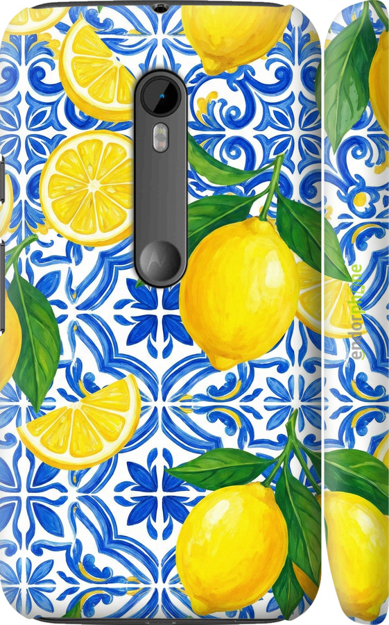 3D пластиковый матовый чехол Grocery Girl Italian Summer для Motorola Moto G3 - 6766m-318 изображение 