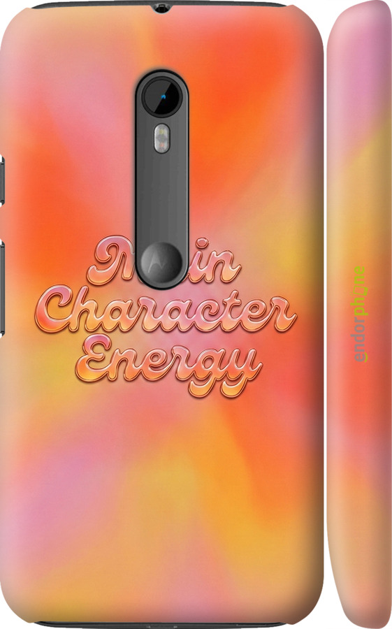 3D пластиковий матовий чехол Aura Gradient Main Character Energy Aesthetic Y2K для Motorola Moto G3 - 6783m-318 изображение 