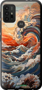 TPU чехол Арт хвилі для Motorola Moto G30 - 6324b-2320 изображение 