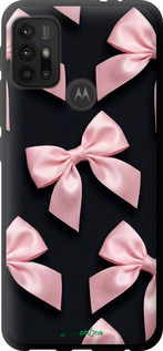 TPU чехол Coquette Ribbons Dark Coquette для Motorola Moto G10 - 6767b-2319 изображение 