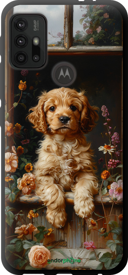TPU чехол Цуценя cocker spaniel для Motorola Moto G10 - 6136b-2319 изображение 