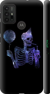 3D пластиковый матовый чехол Скелетное искусство для Motorola Moto G20 - 6536m-2461 изображение 