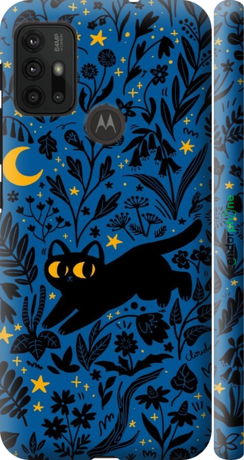 3D пластиковый матовый чехол Летняя ночь для Motorola Moto G20 - 6472m-2461 изображение 