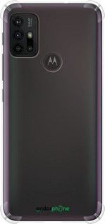 Силикон с усиленными углами чехол 'Прозрачный' для Motorola Moto G20 изображение 4