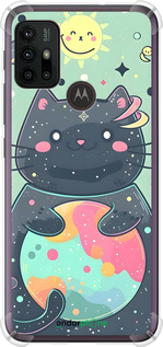 Силикон с усиленными углами чехол Милый котик для Motorola Moto G20 - 6364sp-2461 изображение 