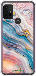 Силикон с усиленными углами чехол Мрамор красивый для Motorola Moto G20 - 6376sp-2461 изображение 