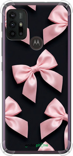 Силикон с усиленными углами чехол 'Coquette Ribbons Dark Coquette' для Motorola Moto G10 изображение 4