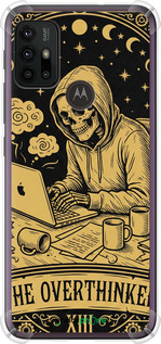 Силикон с усиленными углами чехол 'The Overthinker' для Motorola Moto G10 изображение 2