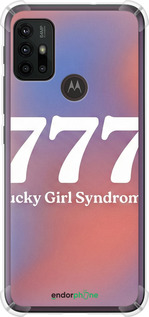 Силикон с усиленными углами чехол 'Aesthetic Aura Gradient 777 Lucky Energy' для Motorola Moto G20 изображение 6