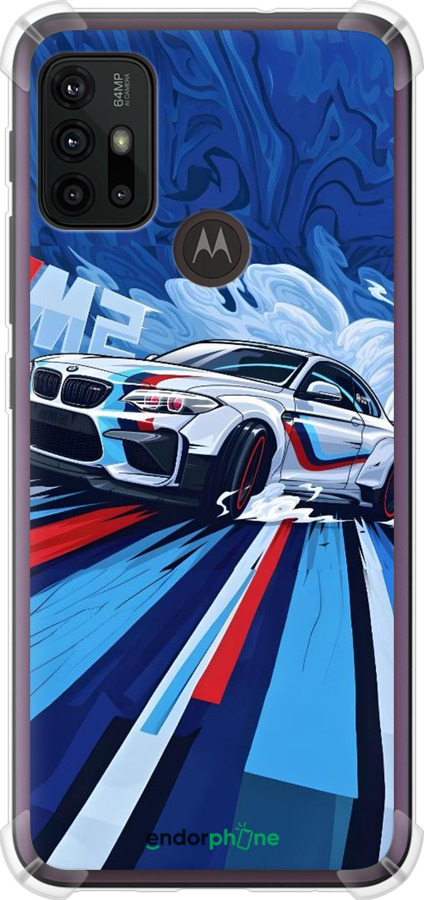 Силикон с усиленными углами чехол БМВ для Motorola Moto G10 - 6292sp-2319 изображение 