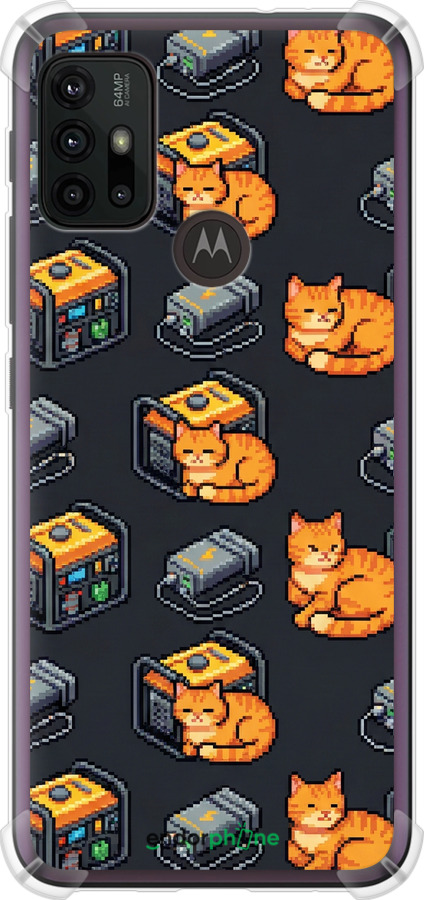 Силикон с усиленными углами чехол Autonomous Zone для Motorola Moto G10 - 6771sp-2319 изображение 