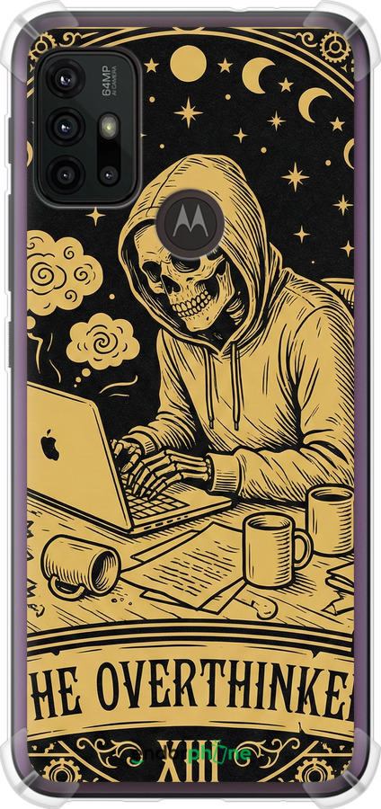 Силикон с усиленными углами чехол The Overthinker для Motorola Moto G10 - 6774sp-2319 изображение 