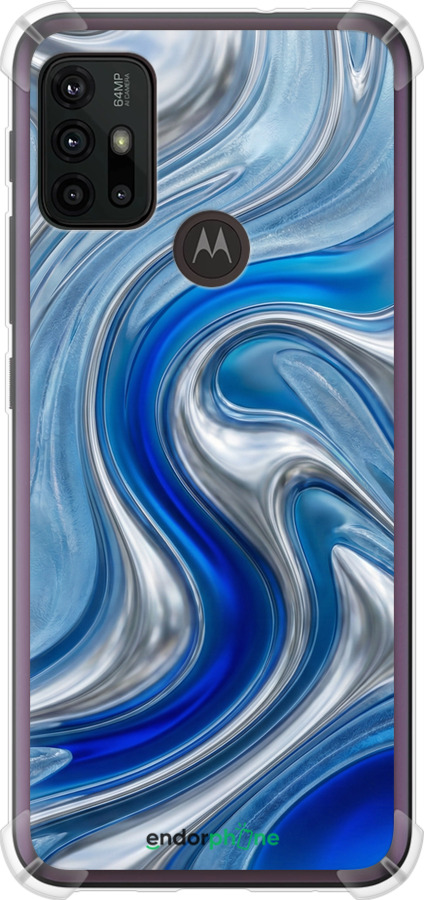 Силіконовий протиударний с посиленими кутами чехол Liquid Chrome для Motorola Moto G30 - 6781sp-2320 изображение 