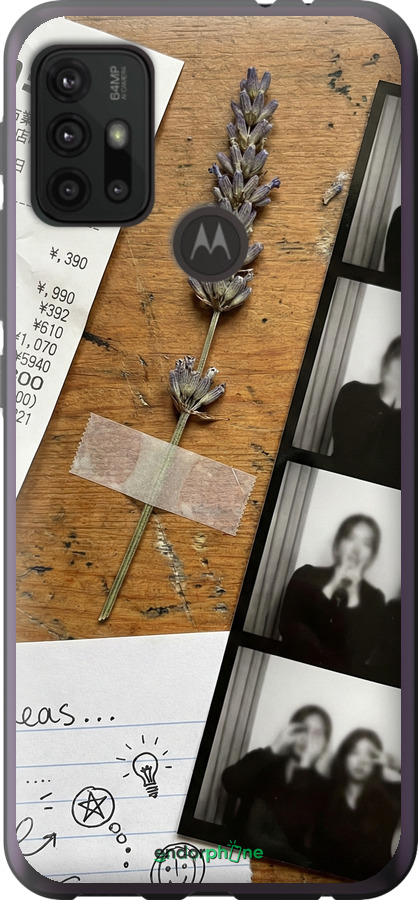 Силиконовый чехол Aesthetic Scrapbook Collage для Motorola Moto G10 - 6773u-2319 изображение 