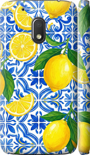 3D пластиковый матовый чехол Grocery Girl Italian Summer для Motorola Moto G4 Play - 6766m-860 изображение 